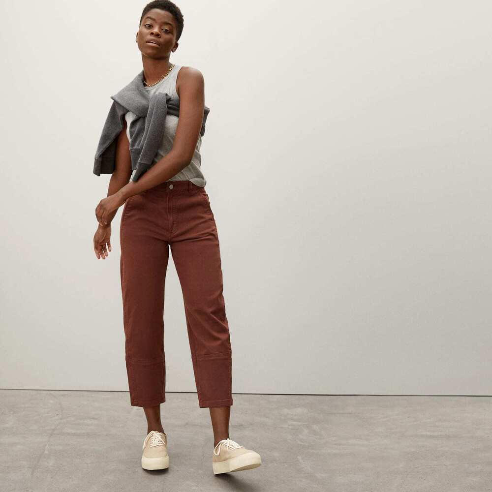 Everlane The Utility Barrel Pant Pink Base - Size 2